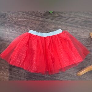 Disney Minnie Red Skirt with White Waistband